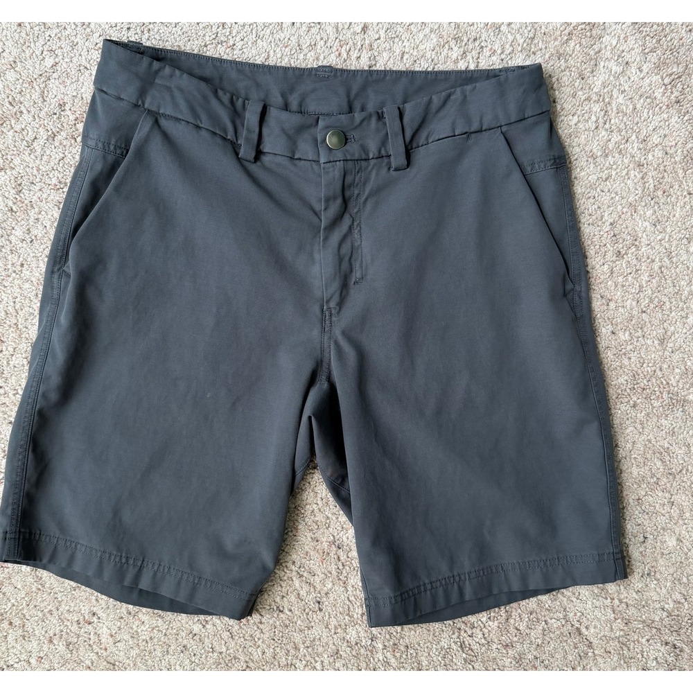 Lululemon Mens Commission Short 9 Inch Charcoal Grey Size 30 Technical Chino